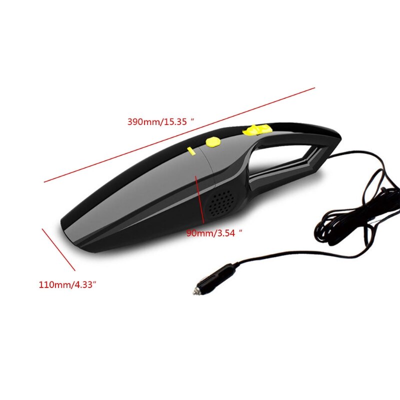 Portable Vacuum Cleaner Wired/Wireless Car Vacuum Cleaner Car Cordless Mini Hand Y4UA