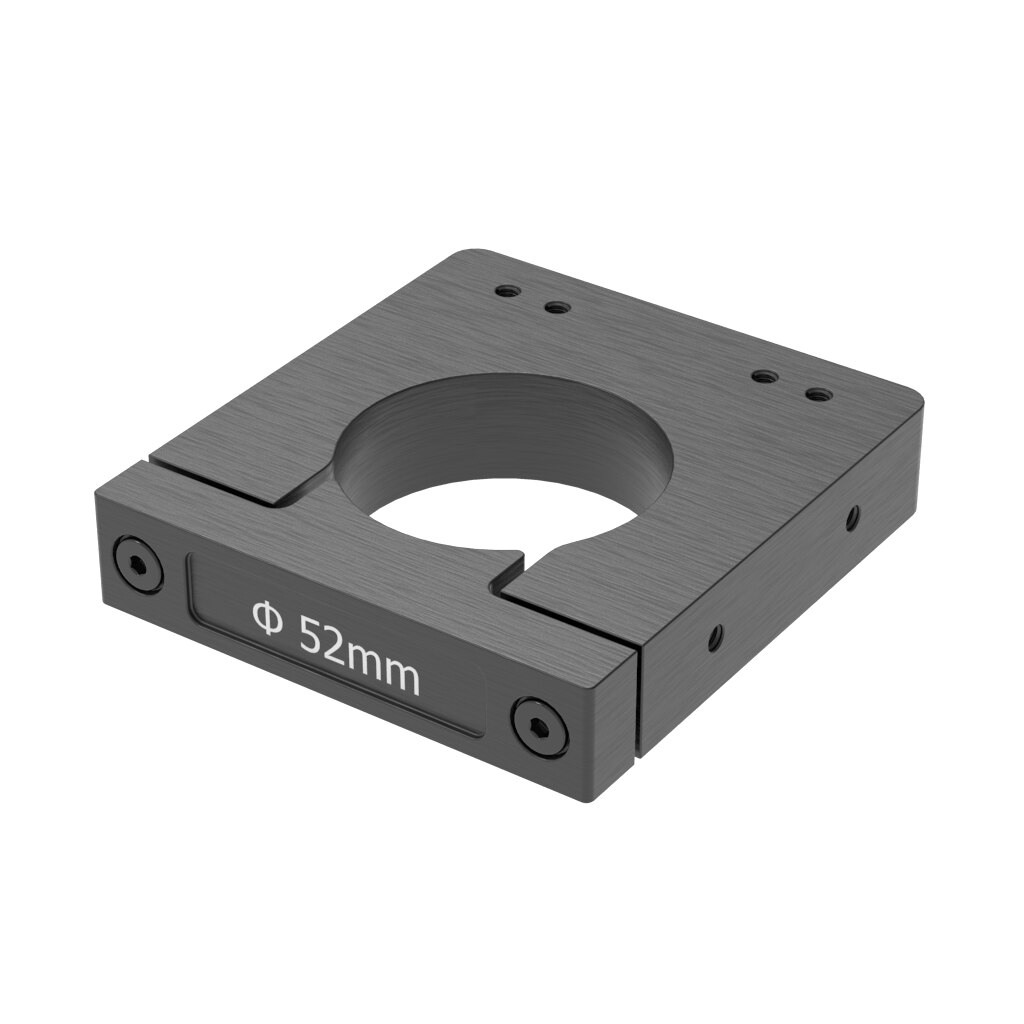 Router spindel montering diameter 43mm, 52mm, 65mm, 71mm, 80mm aluminium spindel klämfäste för cnc router gravyr maskin: 52mm