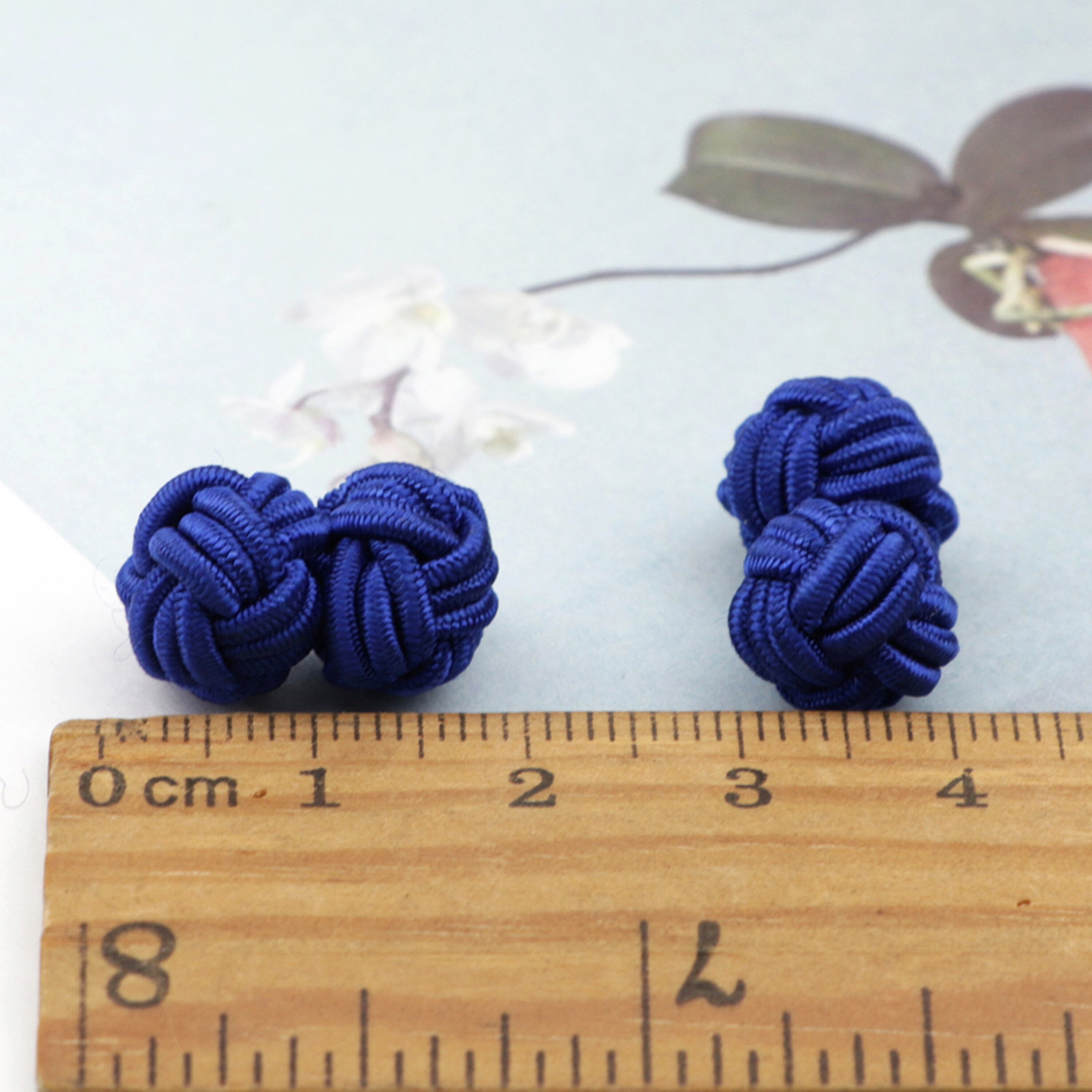 Kleurrijke Dubbele Touw Bal Knoop Manchetknopen Effen Kleuren Gevlochten Handgemaakte Elastische Upscale Mannen Klassieke Manchetknopen Voor Mannen