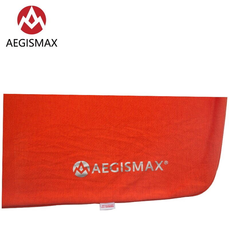 AEGISMAX-saco de dormir Thermolite calentamiento 5/8 Celsius, delineador para acampar al aire libre, cama individual portátil, sábana para dormir con bloqueo de temperatura