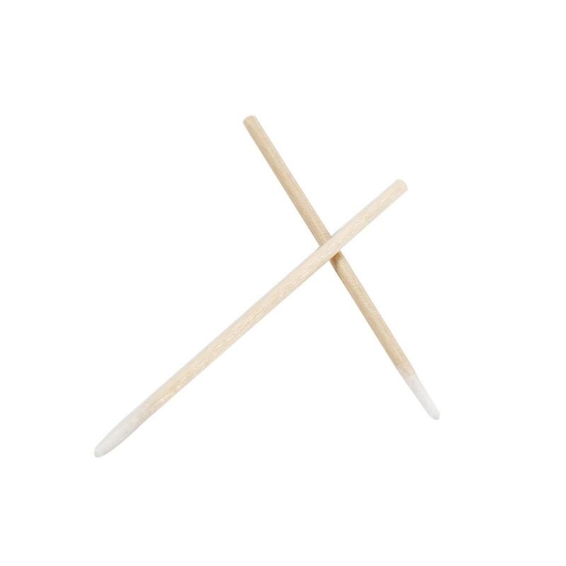 Hisopo de algodón ultrapequeño desechable, microcepillos sin pelusa, bastoncillos de algodón de madera, pegamento para extensión de pestañas, herramientas para quitar, 100/300 Uds.