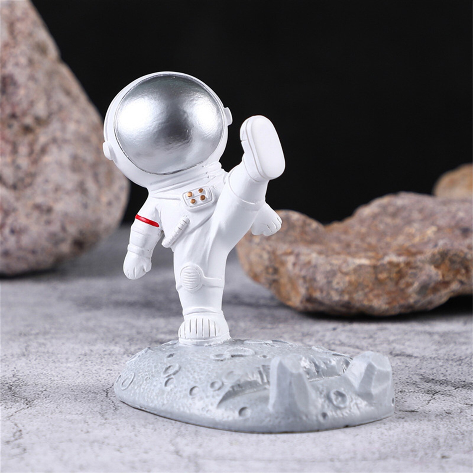 4 # Desktop Holder Stand Iphone Astronaut Universele Mobiel Smartphone Houder Bureau Decoratie Artikelen Voor Accessoires