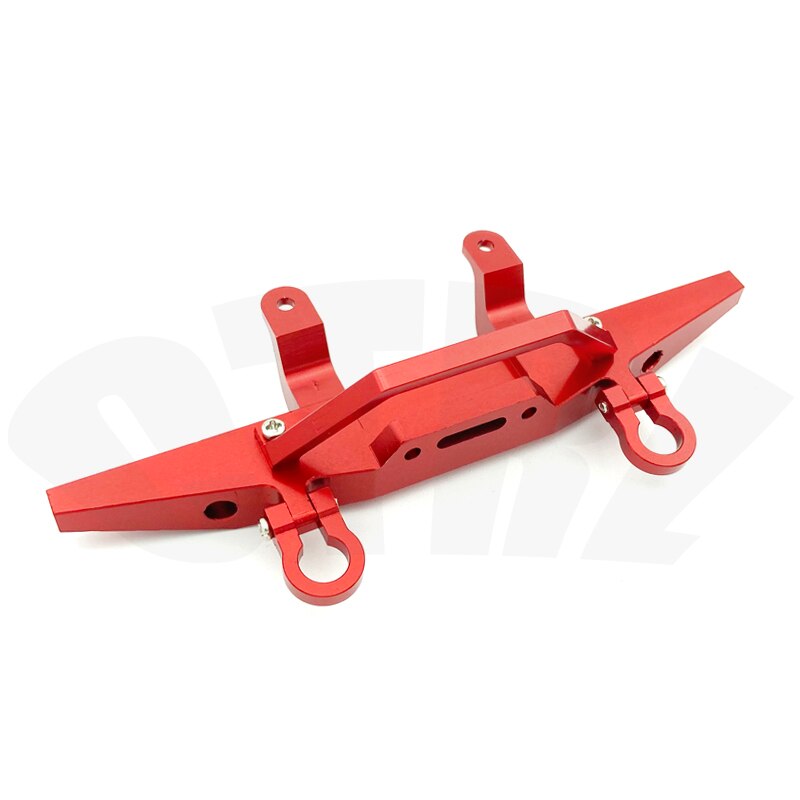 Metalen Voorbumper, geschikt Voor Wpl C14 C24 C24-1 1/16 Mn D90 D91 MN96 MN99 MN99s 1/12 Afstandsbediening Auto Upgrade Onderdelen: MN Type A Red