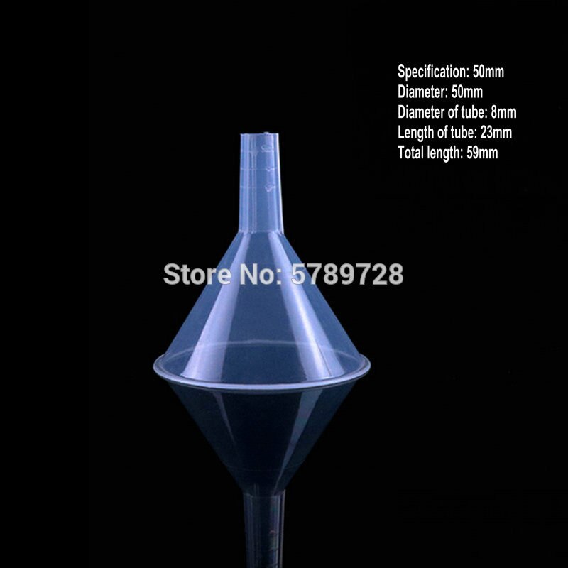 DIA 30mm to 150mm Plastic Conical Funnels For Perfume Liquid Essential Oil Filling Empty Bottle Packing Tool Lab Supplies