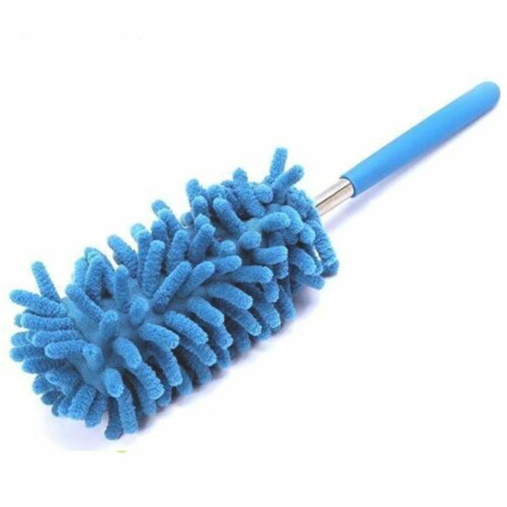 Telescopic Microfibre Duster House Cleaning Extendable Cleaner Dust Long Handle Sweeper Dusters Retractable Extension Type: Sky Blue