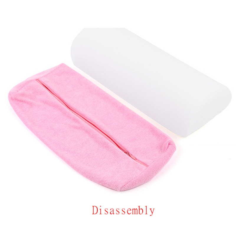 Miękka poduszka na paznokcie z małymi dłońmi, gorąca sprzedaż 1 szt. Nowy różowy/zebra uchwyt na rękę robić paznokci