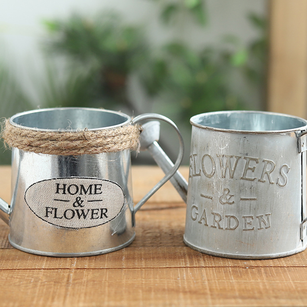 Vaso de flores para decoração, vaso de flores vintage em metal, pote de flores artesanal para decoração da casa