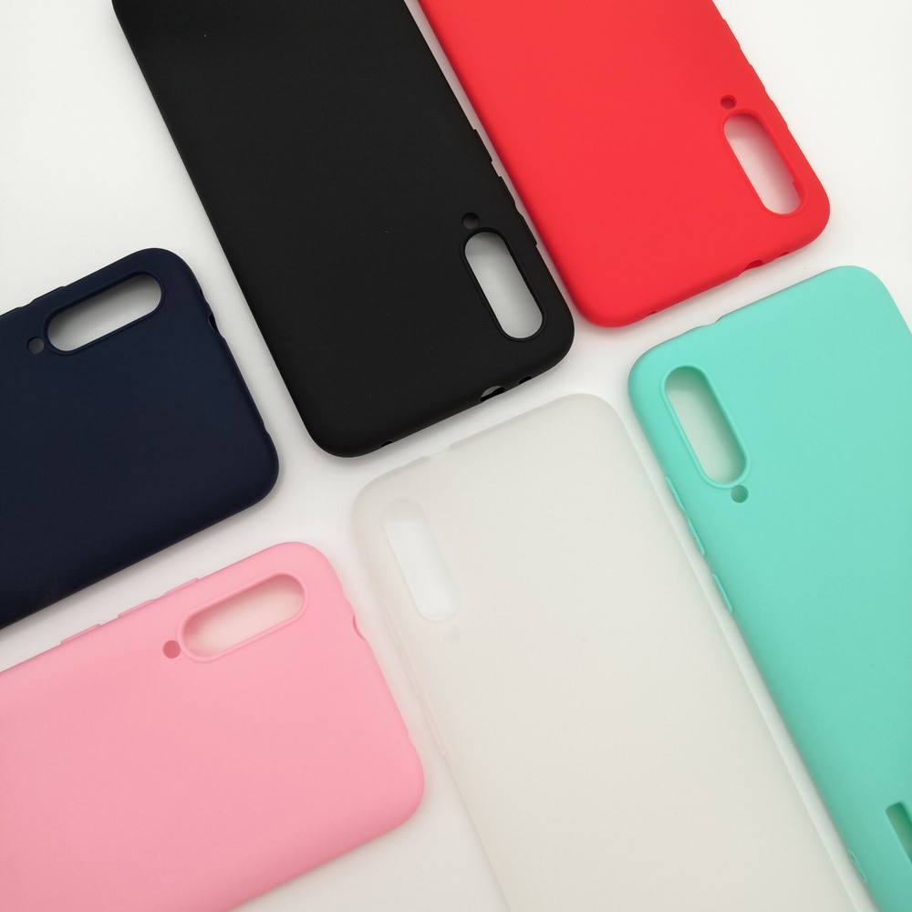 Case For Xiaomi Mi A3 Xiaomi MiA3 Silicone TPU soft case for Xiaomi Mi A3 Ultra thin Matte Candy color Cover Back case