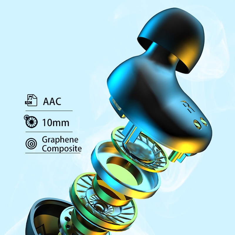 Auriculares inalámbricos Bluetooth Galaxy R185 + Plus para Samsung, Auriculares deportivos táctiles resistentes al agua, carga rápida instantánea,