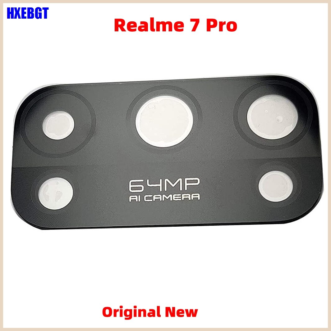 Originele Camera Lens Glas Voor Realme 7 Pro 7Pro Terug Camera Glazen Lens Smartphone Vervangende Onderdelen