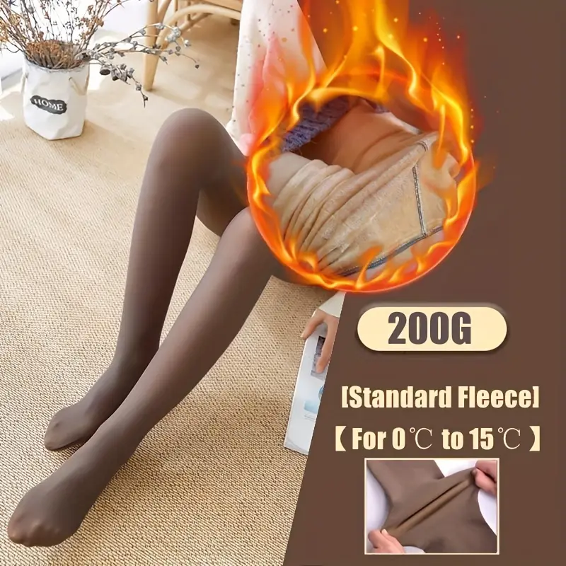 Vrouwen Fleece Panty Vrouw Warme Winter Panty Sexy Doorschijnende Kousen Thermische Elasticiteit Panty Mode Legging Vrouwelijke