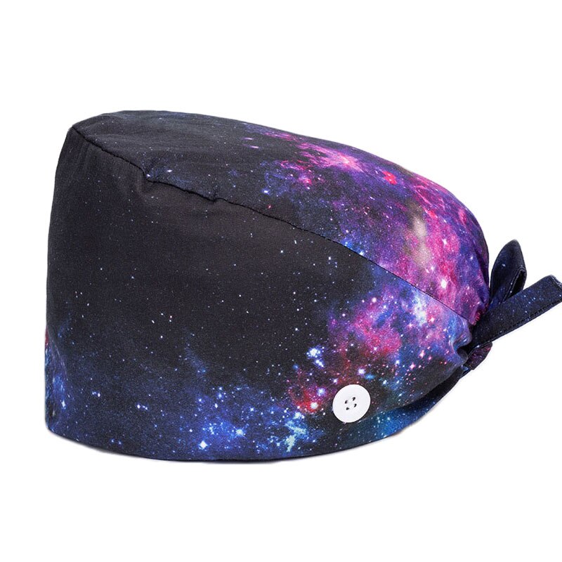 Damska sala operacyjna kapelusze apteka czapka pielęgniarska laboratorium sklep zoologiczny czapka lekarska Surgicals kapelusz dla obu płci kwiatowy sala operacyjna kapelusz