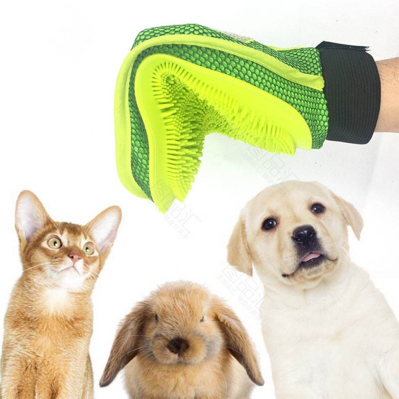 Dog Glove Brush Pet Rubber Deshedding Gentle Effic... – Grandado