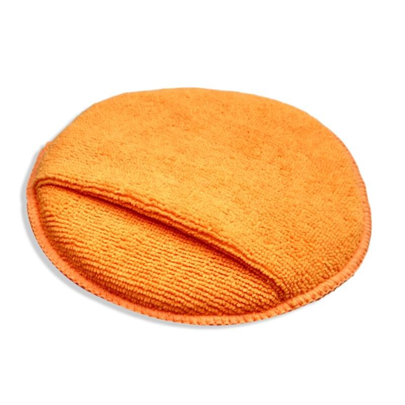 High Density Round Car Waxing Sponge Polishing Disc Microfiber Overlock Pocket Car Wash Sponge Cloths & Brushes Cleaning Sponge