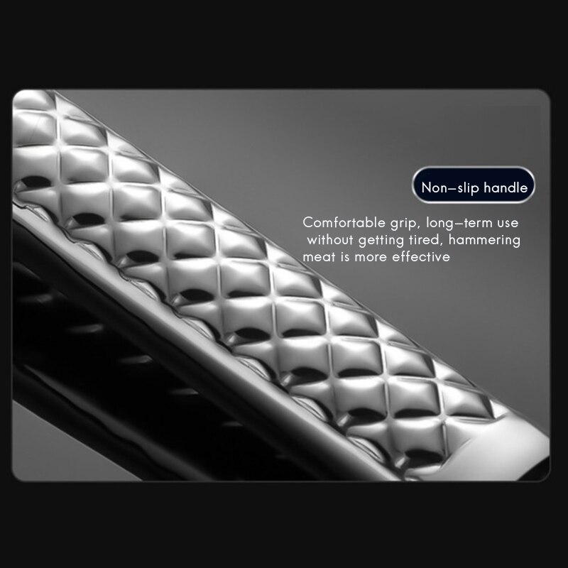 Vleesvermalser Mallet Hamer Dubbelzijdige Losse Vlees Hamer Keuken Tool Biefstuk Tenderizer Met Anti-Gleed Handvat