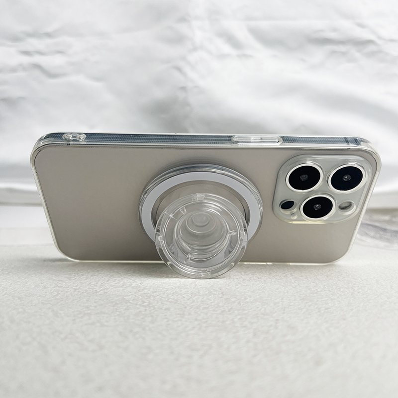 Talk Grip Transparent Socket Folding Griptok DIY Griptok accessories Mobile Phone Stand Base for Magsafe IPhone