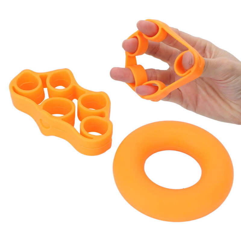 Hand Grip Strengthener Kit Hand Grip Exerciser Ring Silicone for Finger Recovery