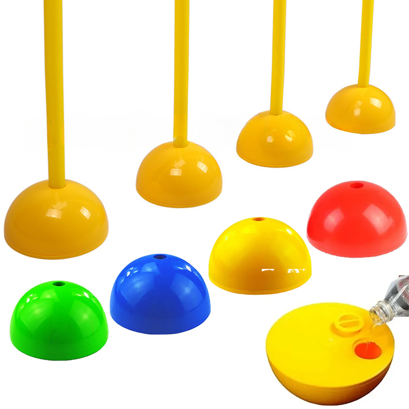 Waterinjectiebasis Voetbal Voetbaldeur Paal Vlag Logo Bar Trainingsapparatuur Teken Obstakel Markeerstang Voetbalbenodigdheden