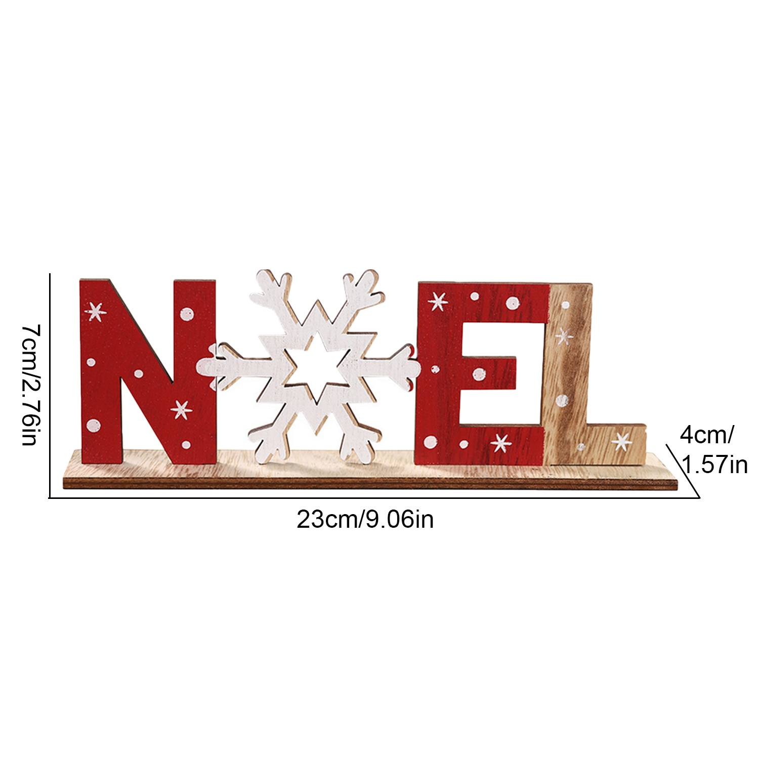 Rustik juletræsskilt noel sne xmas brev plak dekorationer bord desktop ornament til fest hjemme cafe indretning