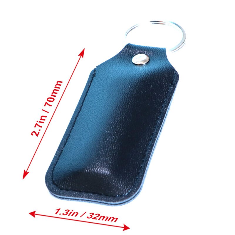 Ingelon Universele USB Flash Leather Case Carry pocket bag leer met sleutelhanger voor usb flash drive pendrive