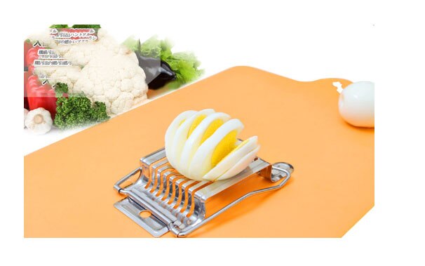 Ægskæringsenhed gør-det-selv-værktøj husholdningstilbehør æg-enhed læder æg rustfrit stål skæremaskine ægudskiller