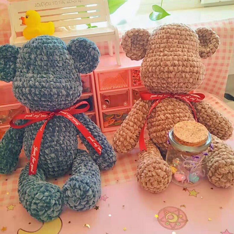 Velvet Yarn Crochet Chenille Knitting Yarn DIY Thread Baby Blanket Sewing Supplies 1 Roll Chenille Yarn Threads Knitting