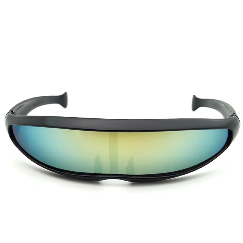 SCHNELLE SCHIFF! draussen Sport Brille Schmale Gespiegelt Sonnenbrille Polarisierte Sonnenbrille verbunden Objektiv Fishtail Brillen: 05
