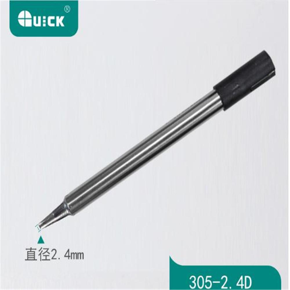 Original Product QUICK303D Lead-Free Soldering Station Soldering Tips 305-K, 305-SK, 305-2C, 305-3C, 305-I, 305-J, 305-2.4D, Tip: Blue