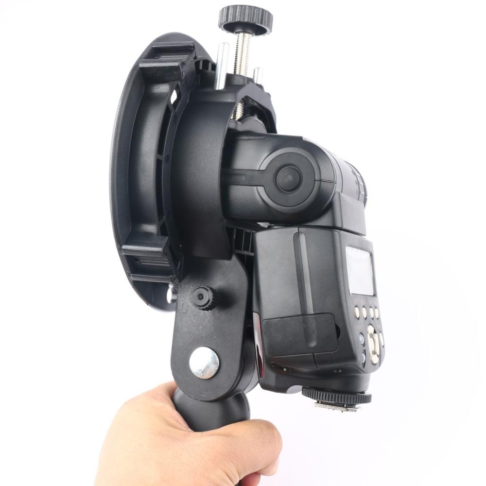 S-type bracket bowens s mount houder voor speedlite flitser snoot softbox beauty dish honingraat