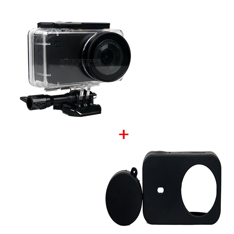 Mijia Cam 9 en 1 set de accesorios de cámara de acción para Mijia 45m impermeable de la Cámara de la Caja marco de montaje para xiaomi Mijia Mini 4K Cam: Case and Cover