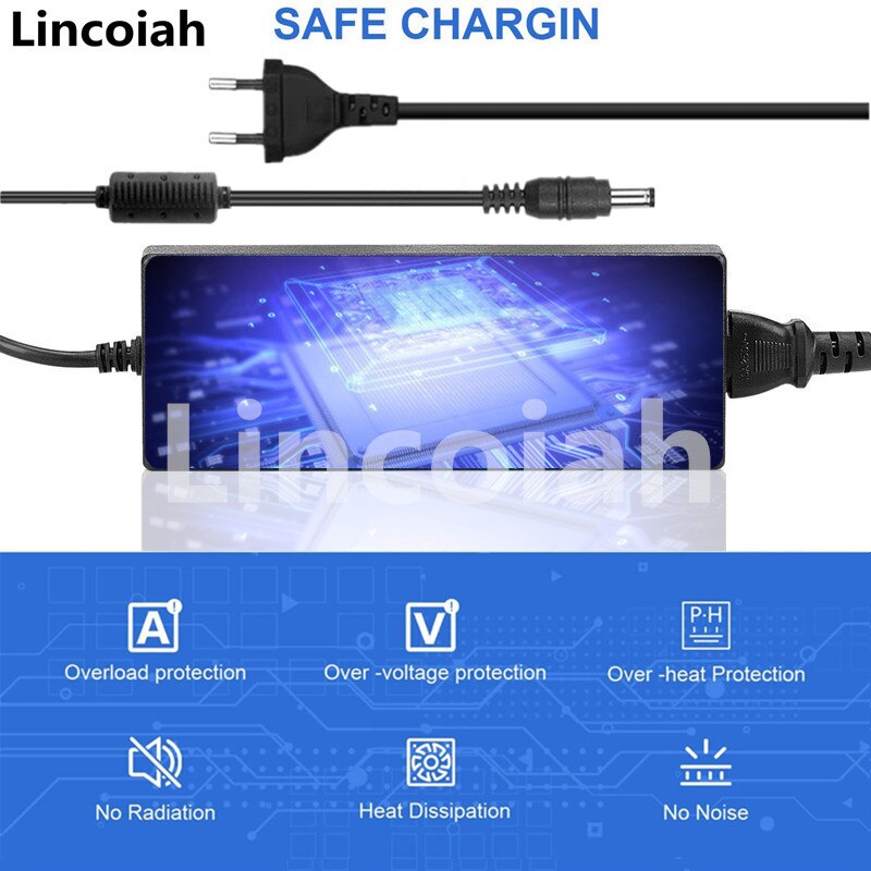 Chargeur adaptateur d&#39;alimentation DC 29.4V 2a, pour cordon de Scooter Hoverboard à équilibrage automatique 24V, pour batterie au Lithium li-ion série 7