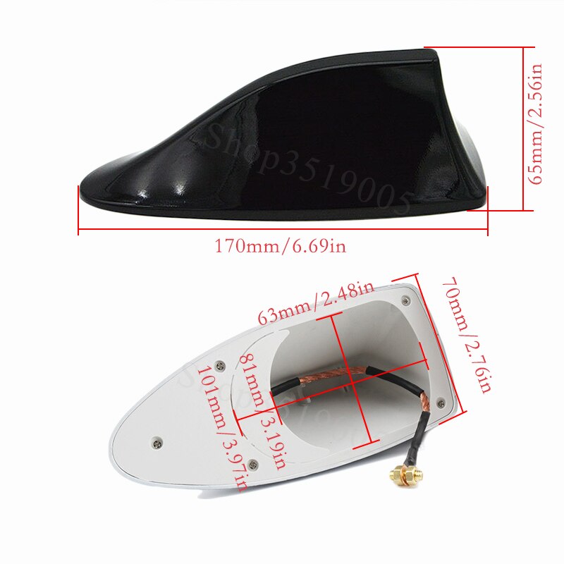 Antenas de señal de coche alerón con forma de aleta de tiburón, accesorios para Kia ceed gt jd sw rio 2 3 4 niro Borrego Carens, accesorios para carnaval SOUL