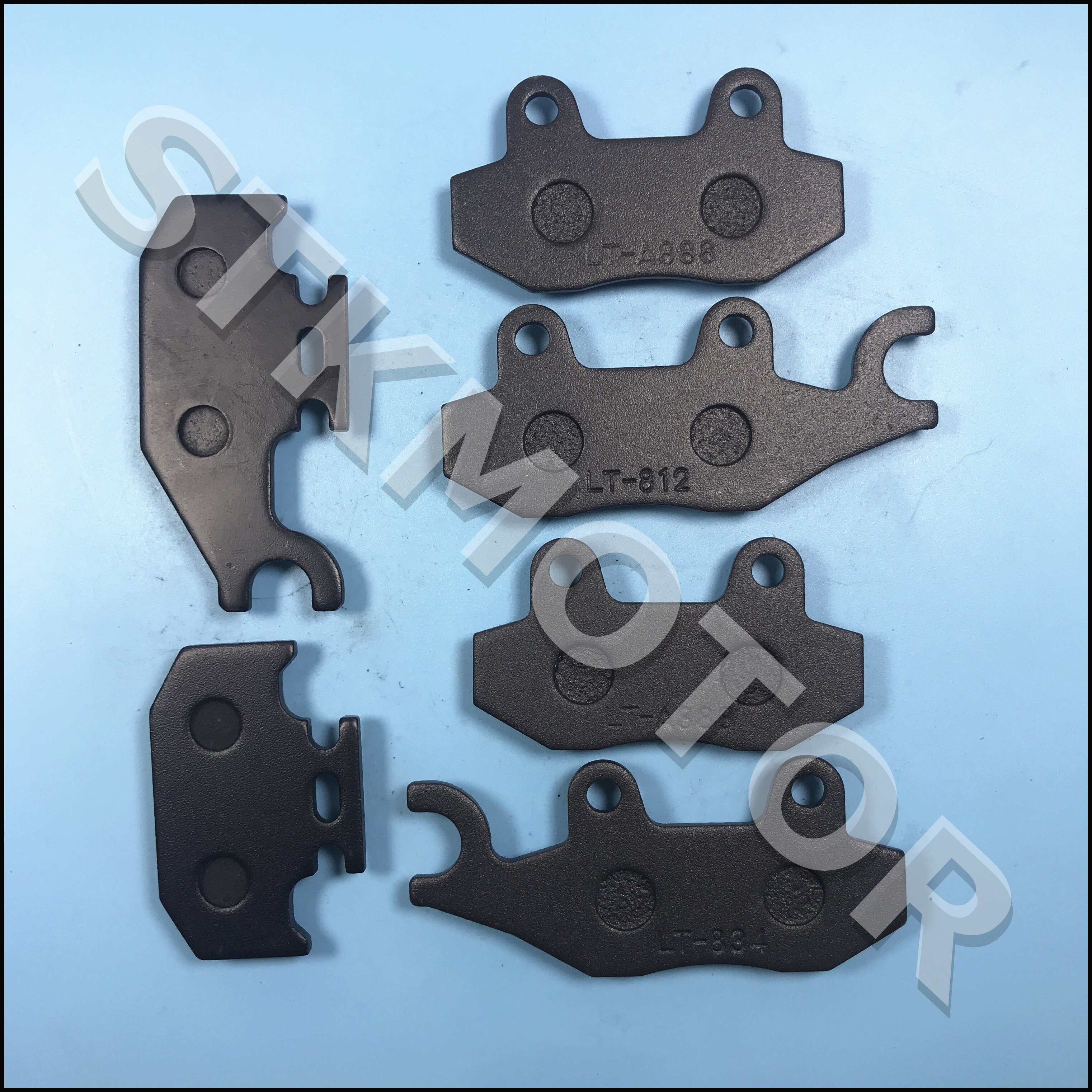 halb-metallisch Bremsbeläge Bausatz 2004 Für Yamaha Raubvogel 700 Nashorn 450 Nashorn 660 1S3-W0045-10-00 5B4-W0045-00-00