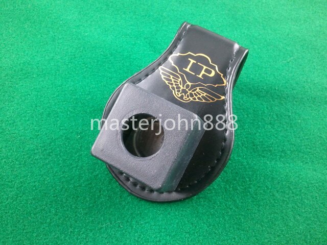 Piscina Bilhar Snooker Couro Belt Magnetic Clipe Titular Giz Giz Caso Atacado Frete Grátis