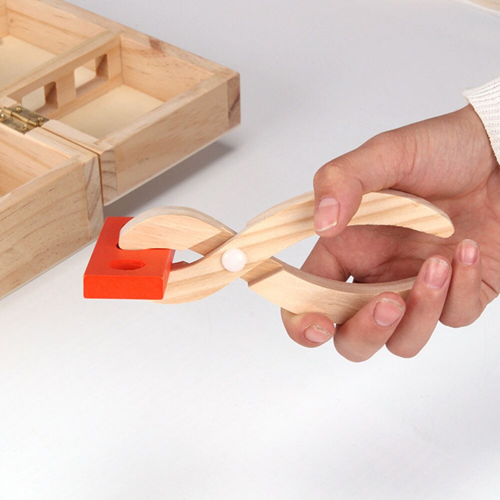 1 Set Children Repair Tool Wood Pretend Play Engineering Maintenance Tool