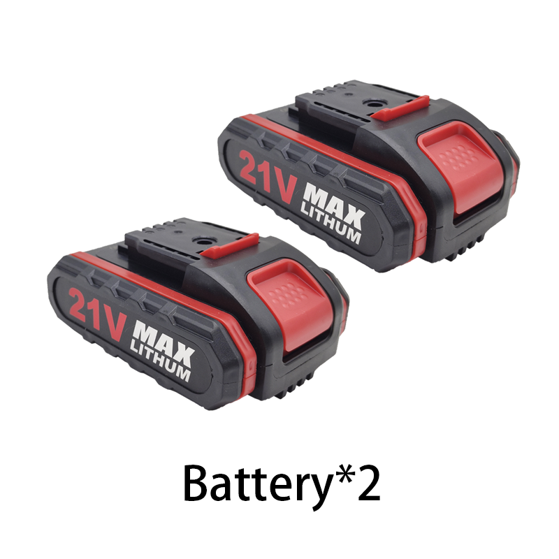 21V 18650 Latest High Power Electric Trimming Saw Single Hand Electric Saw Rechargeable Battery, Cordless Impact Drill Battery: black