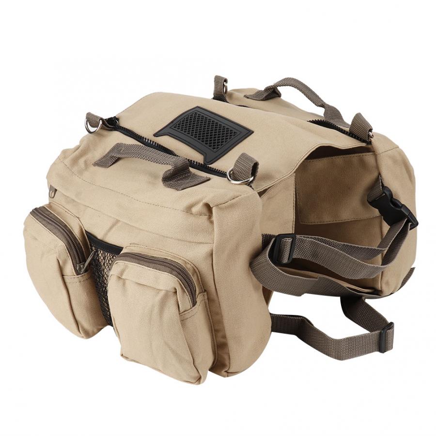 Hond Outdoor Rugzak Reizen Kamperen Wandelen Zadel Side Bag Voor Medium Grote Hond Hond Zadeltas