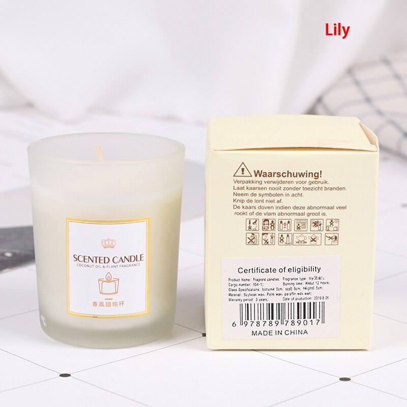 Geurkaarsen Citroen Lavendel Rose Home Decoratie Bruiloft Kaarsen Ontspannen Soja Wax Aromatherapie: N2