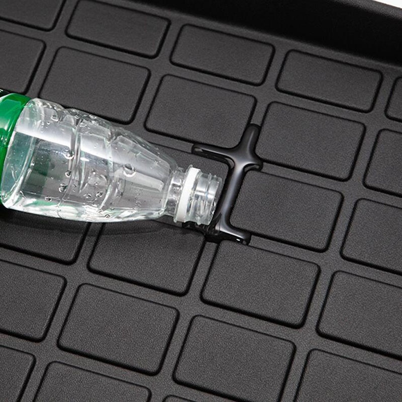 Car TPE Rubber Rear Trunk Storage Mat Front Trunk Mat Floor Waterproof Tasteless Protective Pads for Tesla Model 3 3PCS