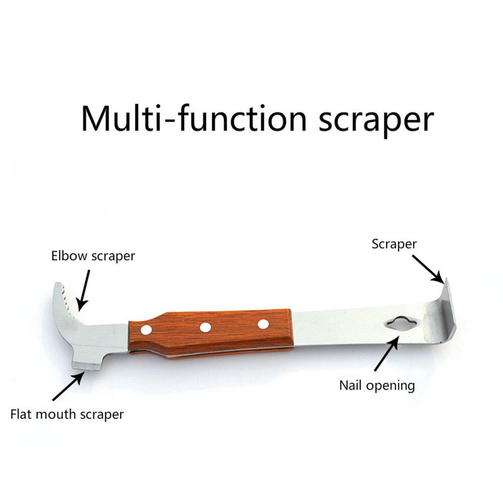 Bee Gereedschappen Rvs Thumb Type Bee Honing Mes Bijenkorf Schraper Bijenteelt Bee Schraper Cut Honing Mes J Vorm J-Type Tool