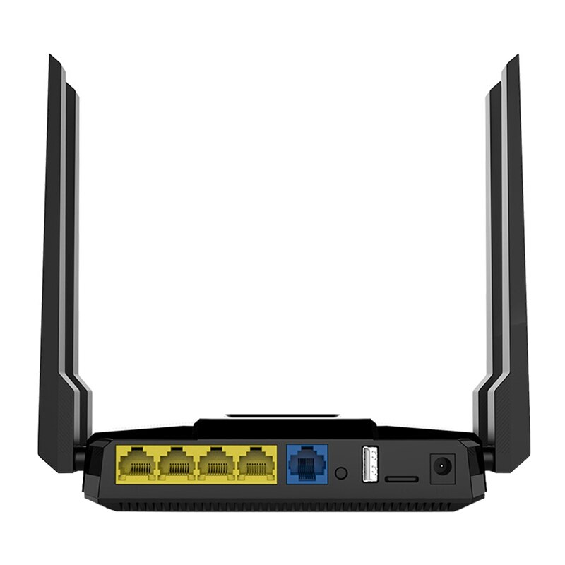 WiFi Router Dual Gigabit Wireless Internet Router AC1200 High Speed Internet Router for Home,with SD Card Slot US Plug