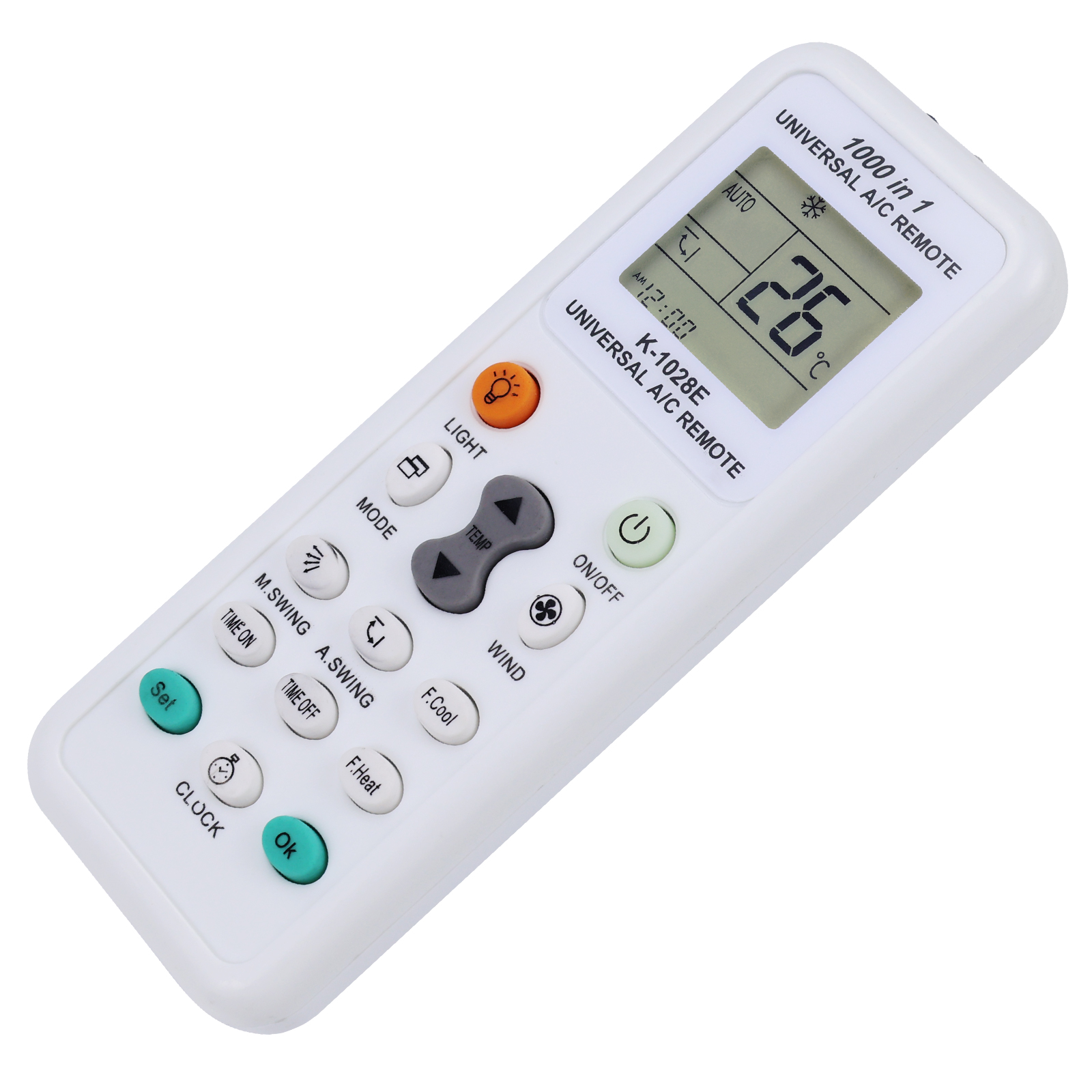 1000 in 1 afstandsbediening Universeel A/C Air Air Remote Conditioning Afstandsbediening Speciaal K-1028E Instelling met één knop Universeel