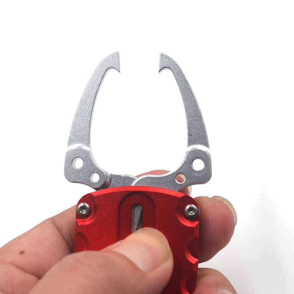 Mnft 1 set compacte mini draagbare vislipgrip met zingers retractor visgereedschap clip