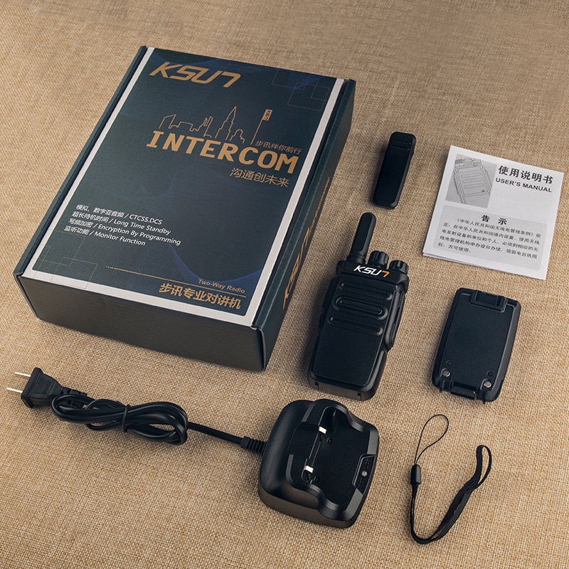 VHF Radio Mini Walkie Talkie Ricetrasmettitore Interfono Senza Fili del Sistema Per La Casa