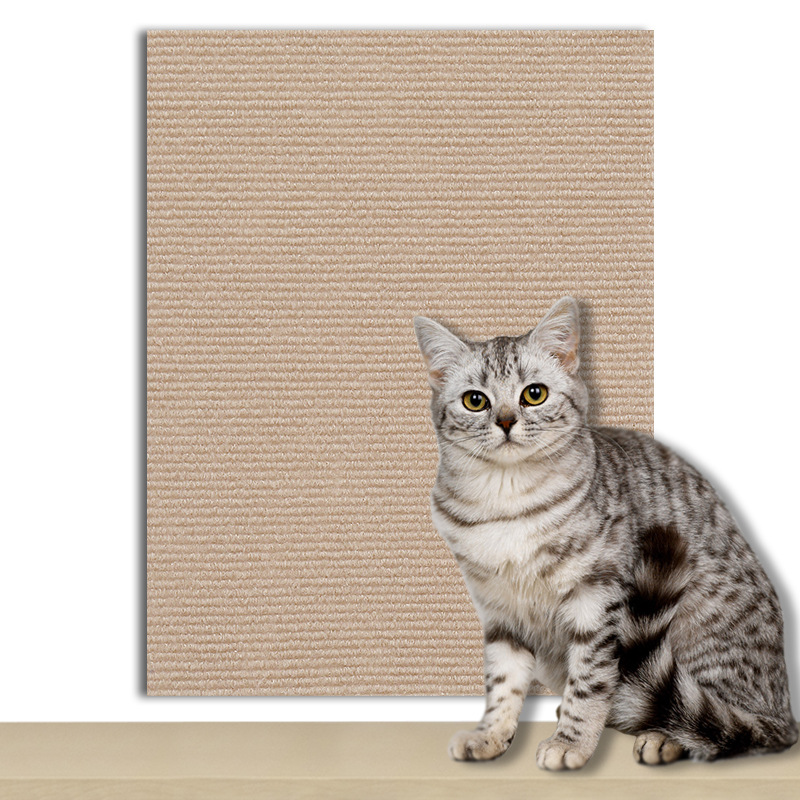 Protector de sofá rascador para gatos, 7 colores, almohadilla rascadora para gatos, protección de tablero, alfombra autoadhesiva recortable, alfombrilla rascadora para gatos DIY: XXL / Gris