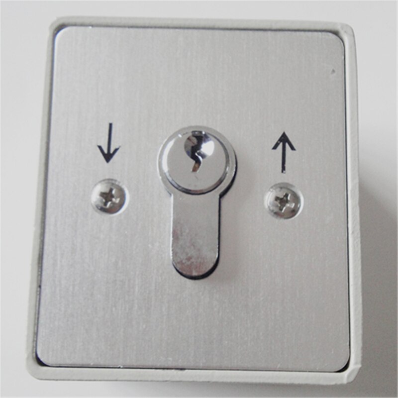 Interruptor de llave de YL-8102, cierre de persiana enrollable automático eléctrico para puerta de garaje y bicicleta, cerradura de seguridad de aluminio