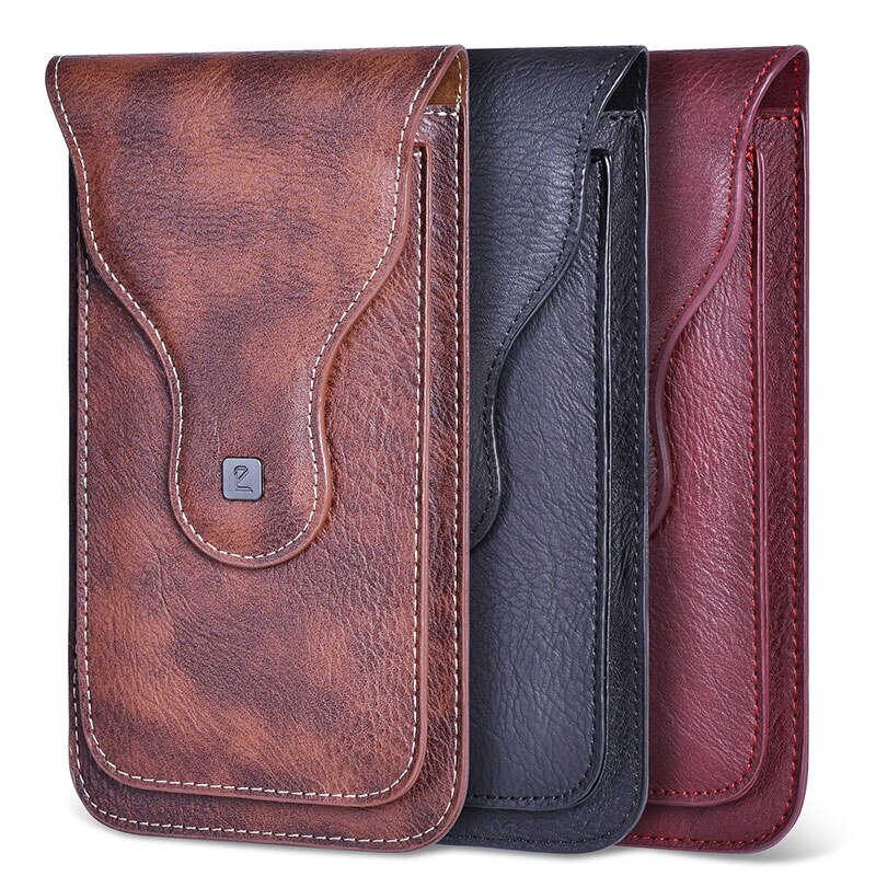 Belt Clip Holster Case Voor Telefoon Mobiele Telefoon Zak 2 Pouchs Voor Samsung Note 10Plus 9 8 Voor Iphone 11 Pro Max Xs