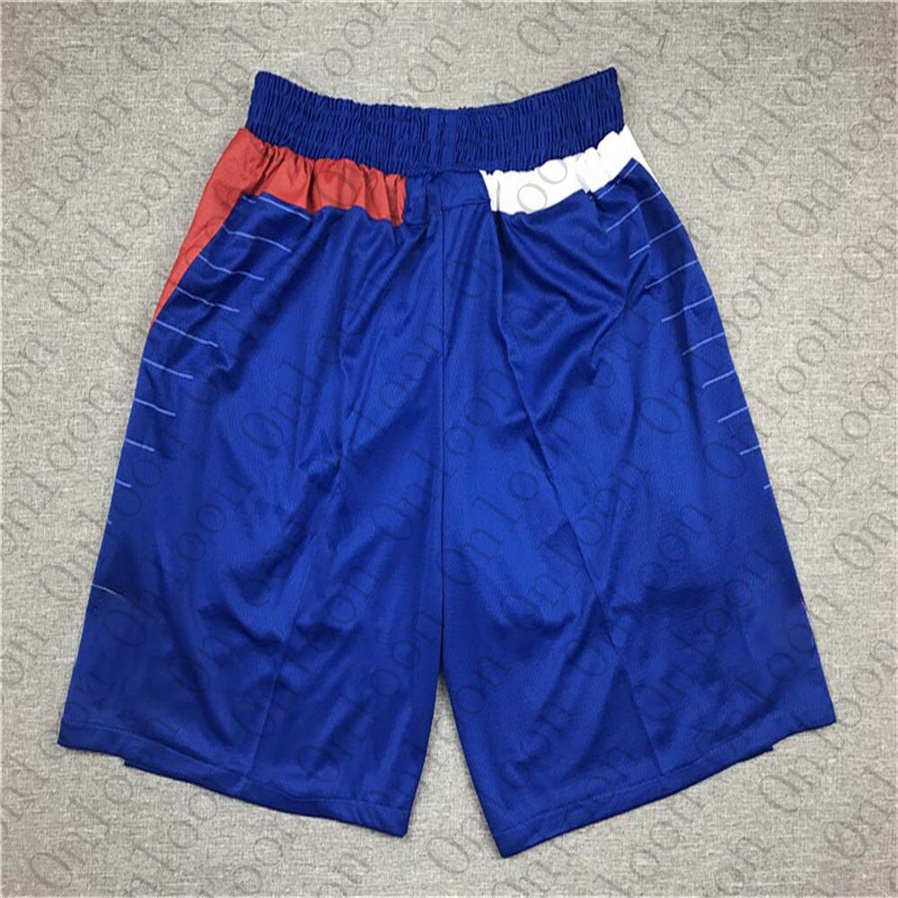 Free Men's America Basketball LA Shorts For Sports Shorts Ball Shorts