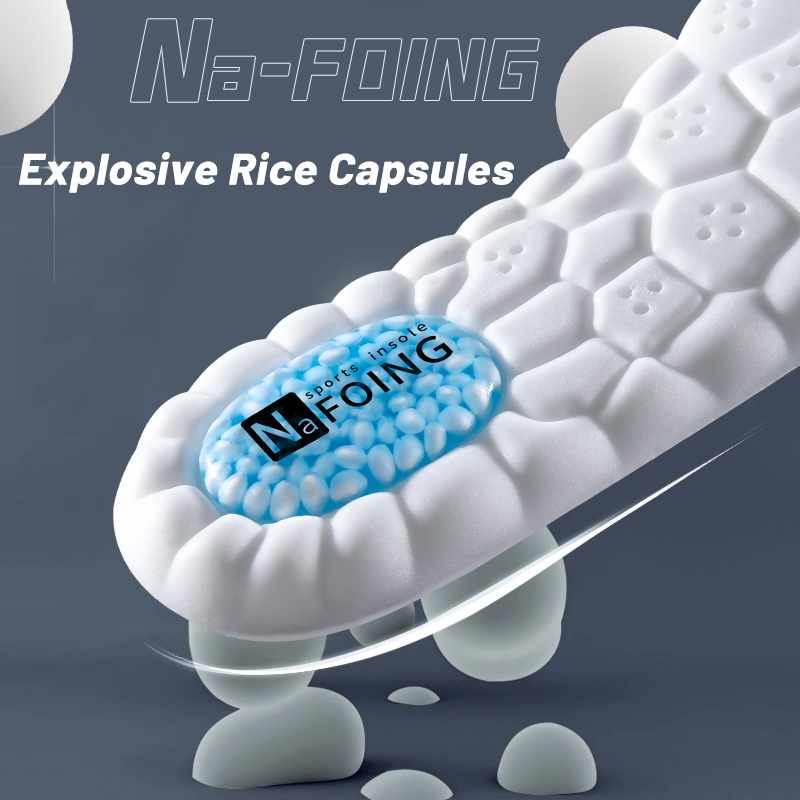 1 paio di solette sportivo morbide elasticità supporto per arco massaggio assorbimento degli urti per uomini ottimali donne cura del piede cuscinetti ortopedici