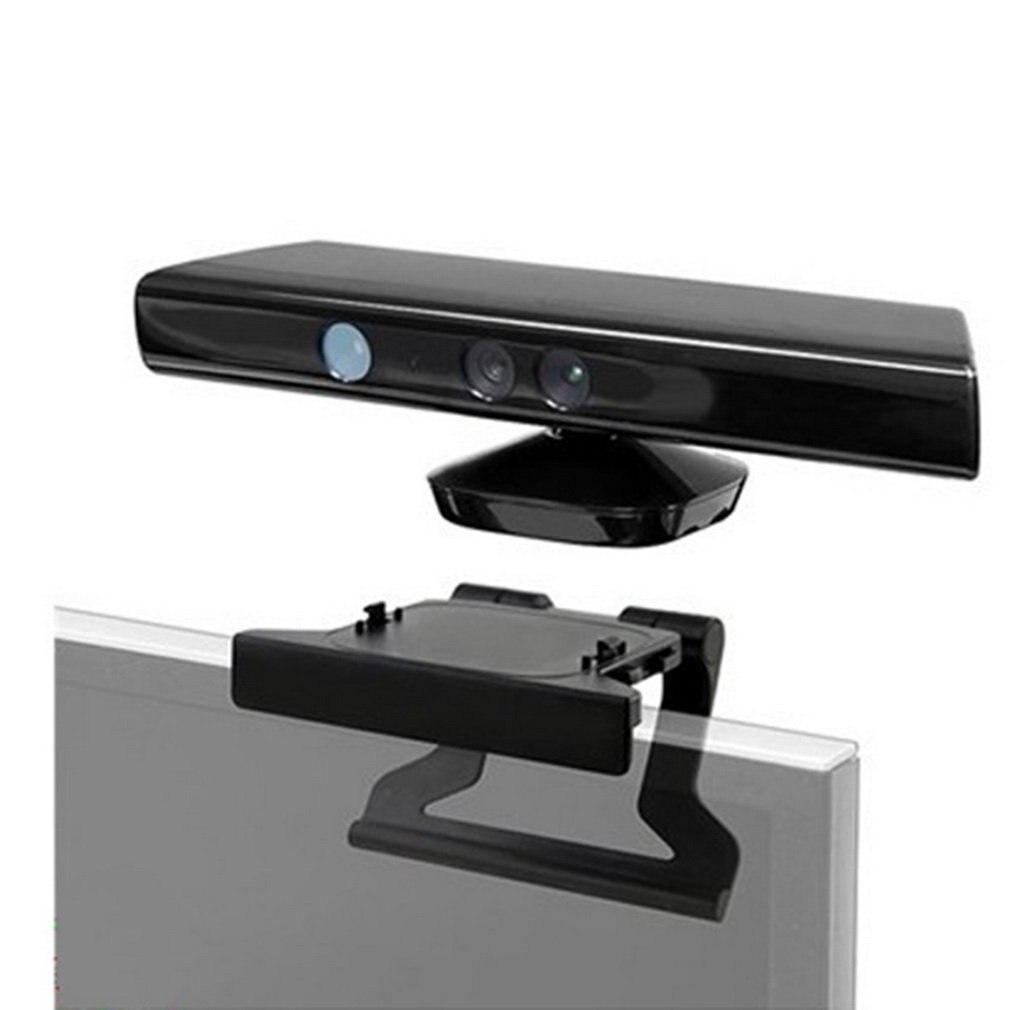 TV Della clip del Morsetto Del Supporto Del Basamento Del Supporto per Microsoft Xbox 360 Sensore Kinect 360 mini Supporto Regolabile per Il Movimento Sensori